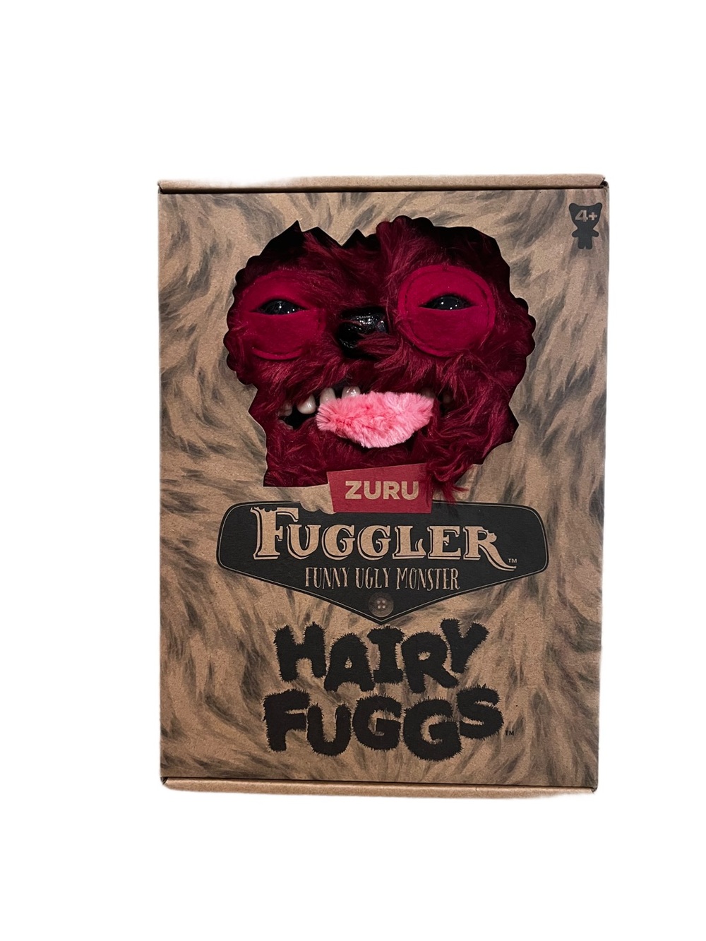 NEW IN BOX Hairy Fuggs Fuggler Maroon Sir Belch Furry Pink Tongue Monster